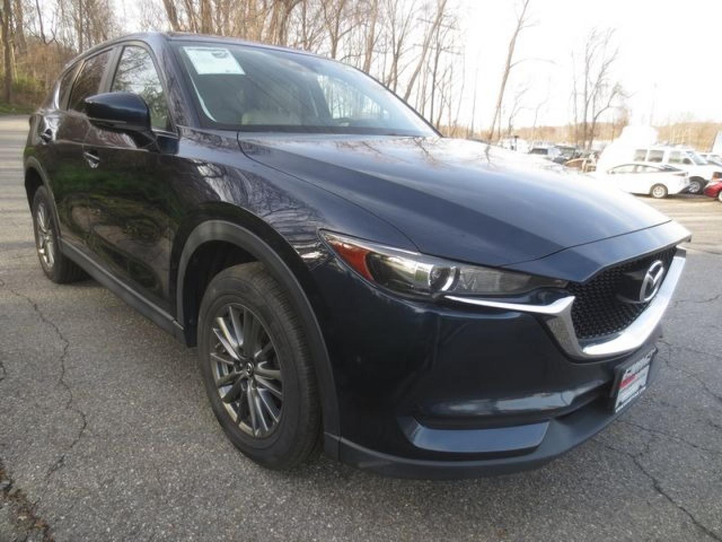 2017 Blue /Tan Mazda CX-5 Touring AWD (JM3KFBCLXH0) with an 2.5L L4 DOHC 16V engine, Automatic transmission, located at 270 US Route 6, Mahopac, NY, 10541, (845) 621-0895, 41.349022, -73.755280 - Photo#1